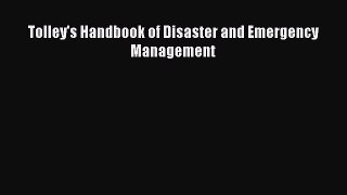 Download Tolley's Handbook of Disaster and Emergency Management  EBook