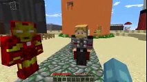 Minecraft Adventures - Sharky _ Scuba Steve -MINEVENGERS VISIT BIKINI BOTTOM