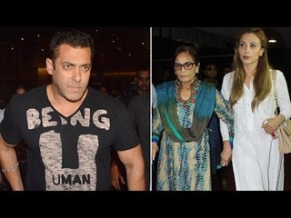 Salman Khan’s GF Lulia Vantur Sppoted with Salman’s Mother & Family