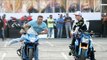 Salman Khan Rides A Bike At Suzuki Gixxer Bike Stunt Event !