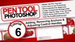 PEN TOOL Photoshop Tutorials 06: Adding, Removing Anchors & Adjusting Control Handles