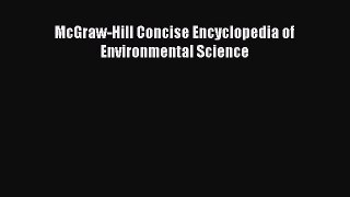 [Download] McGraw-Hill Concise Encyclopedia of Environmental Science PDF Online