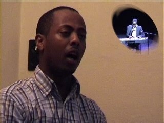 Kizito répète avec sa chorale à Liège(2)