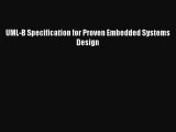 Read UML-B Specification for Proven Embedded Systems Design PDF Free