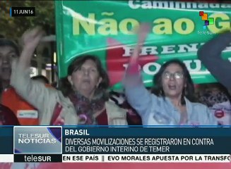 Brasil:marchan en Rio de Janeiro para exigir la salida de Michel Temer