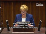 Poseł Teresa Wargocka - Wystąpienie z dnia 08 czerwca 2016 roku.