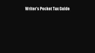 READbook Writer's Pocket Tax Guide READ  ONLINE