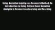 [Download] Using Narrative Inquiry as a Research Method: An Introduction to Using Critical