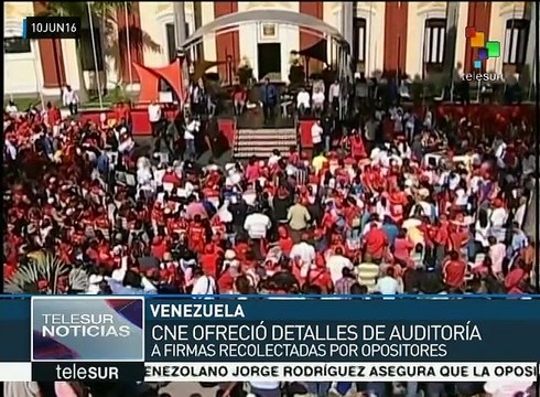 Venezuela: CNE informa de validación de firmas para el revocatorio