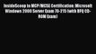 Download InsideScoop to MCP/MCSE Certification: Microsoft Windows 2000 Server Exam 70-215 (with