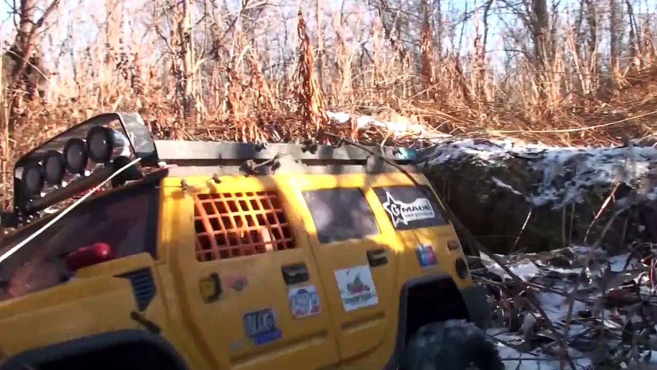 RC TRUCKS Scale OFF Road - MAN Kat 6x6 vs 4x4 Hummer H2, Mitsubishi Pajero, Axial