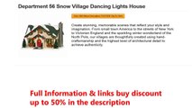 Department 56 Snow Village Dancing Lights House