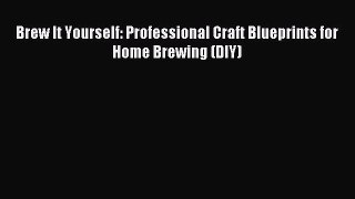 Read Brew It Yourself: Professional Craft Blueprints for Home Brewing (DIY) PDF Online