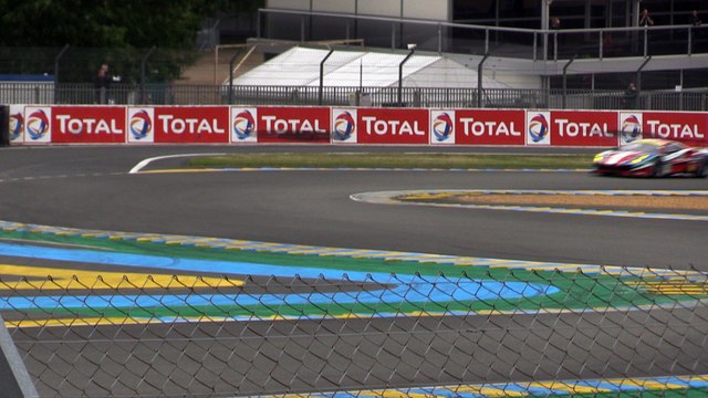 24 heures du mans 2016 journee test virage dunlop ferrari#51