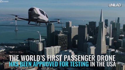 Prima drona capabila sa transporte oameni - EHANG 184