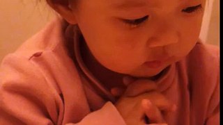 28 months Korean baby, Lee Ye Won prays in English