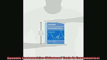 Popular book  Dynamic Econometrics Advanced Texts in Econometrics