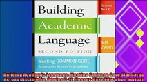 favorite   Building Academic Language Meeting Common Core Standards Across Disciplines Grades 512