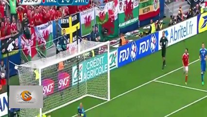 ملخص مباراة ويلز وسلوفاكيا 2-1 يورو 2016
