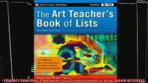 read now  The Art Teachers Book of Lists 2nd Edition JB Ed Book of Lists