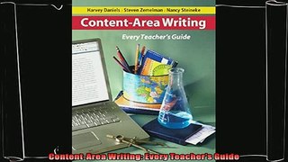 favorite   ContentArea Writing Every Teachers Guide