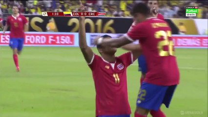 0-1 Johan Venegas Goal - Colombia 0 - 1 Costa Rica – Copa América 11.06.2016