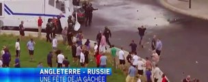 Shocking scenes outside the Stade Vélodrome as #RUS fans stormed #ENG fans outside the stadium!
