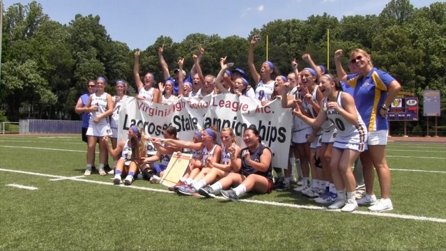 Robinson girls' lacrosse completes undefeated season with Virginia 6A championship