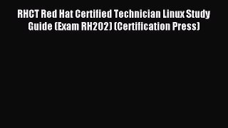 Download RHCT Red Hat Certified Technician Linux Study Guide (Exam RH202) (Certification Press)