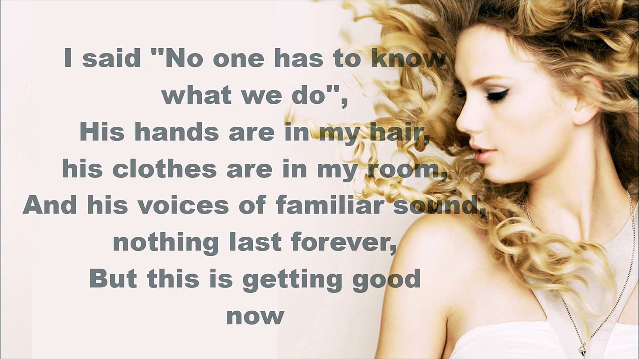TaylorSwift-Wildest Dreams Lyrics