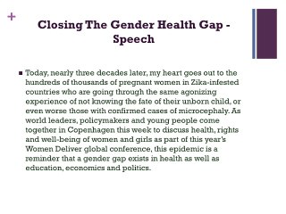 Closing The Gender Health Gap by Dr. Ngozi Okonjo Iweala