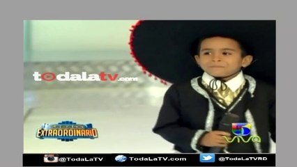 Cautivadora la voz del Albenis Fabian de 5 años  ''Mi show Vale un Caramelo'' Sábado Extraordinario -Video