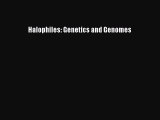 Download Halophiles: Genetics and Genomes Ebook Free