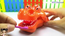 Đồ chơi trẻ em Bé Na Búp bê chibi đánh răng cá sấu Baby Doll Brushing Crocodile Kids toys