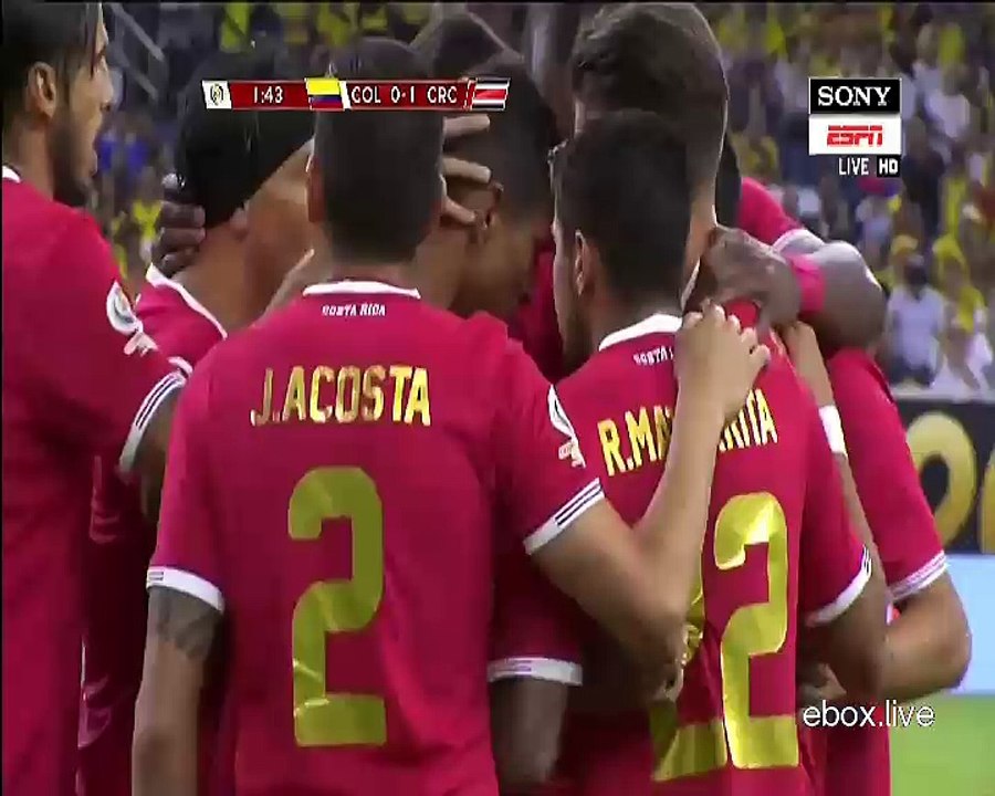Johan Venegas Goal HD - Colombia 0-1 Costa Rica 11.06.2016