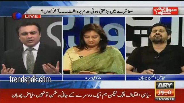 Fayaz Ul Hassan Chohan gives a solid reply when anchor accused PTI for starting bad language culture