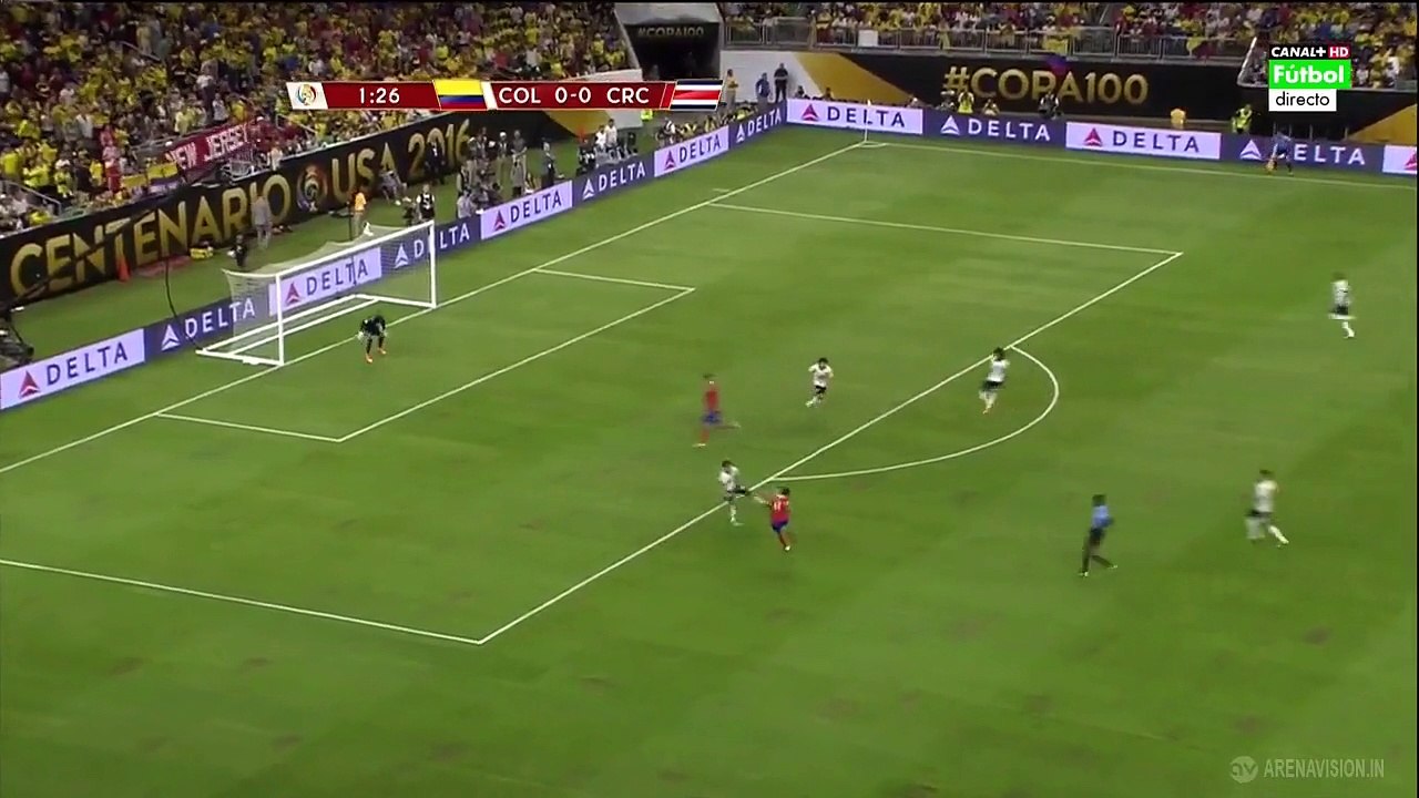Celso Borges Goal HD - Colombia vs Costa Rica 0-1
