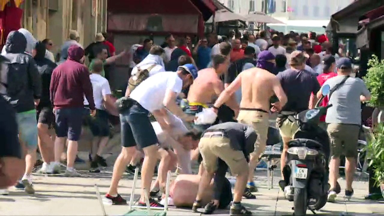 Erneut schwere fan-krawalle in marseille