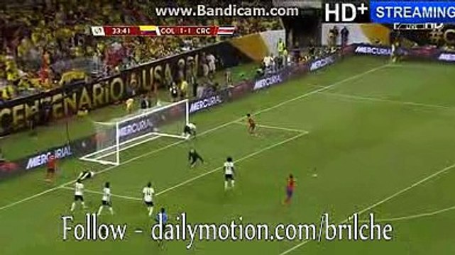Frank Fabra Own Goal HD - Colombia 1-2 Costa Rica - Copa America - 11-06-2016