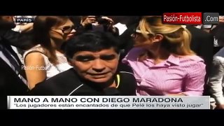Diego Maradona Declaraciones Luego de Hacer los Pases con Pele 2016