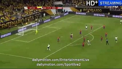 James Rodríguez Fantastic Elastico Skills - Colombia vs Costa Rica - Copa America - 11-06-2016