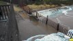 Beginnings of Hurricane Sandy, October 29, 2012, Monday Noon, Madison, Connecticut