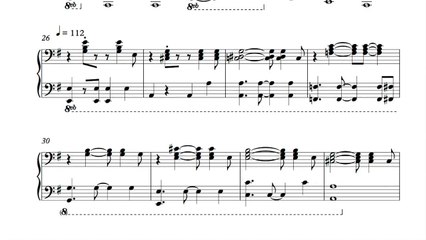 Valentine (instrumental  sheet music) - Fiona Apple