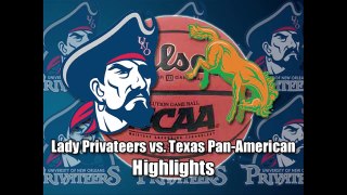 WBB - Lady Privateers vs. Texas Pan-American Highlights (Jan. 26, 2013)