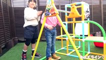 アンパンマン おもちゃ すべり台 鉄棒 ジャングルジム Anpanman Slide chin-up bar jungle gym