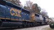 CSX 8138 leads CSX W838-23 Military Train in Palmetto, GA