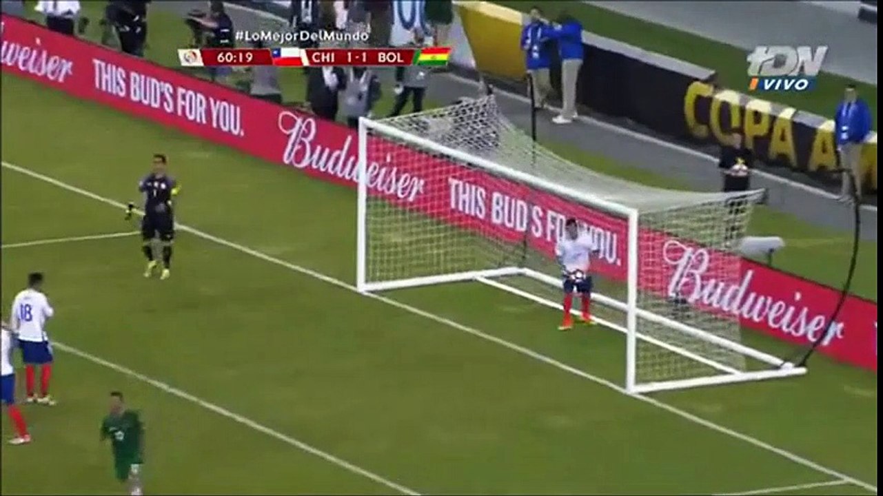 Copa América: Chile 2 Bolivia 1 // Golazo de Jhasmani Campos