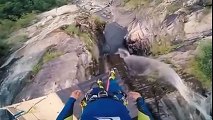 Amazing jump Laso Schaller's Insane 59 Meter Cliff Jump! you have never watched before