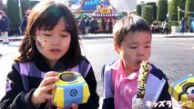 USJ ミニオン クリスマス フェイスペイント おでかけ Face paint minion family fun Theme Park Universal Studios Japan