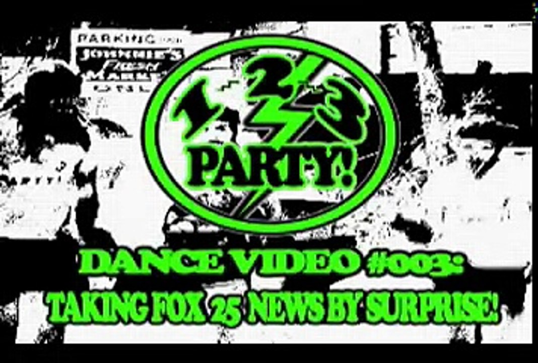 123 Party! Dance Video #003: Taking Fox 25 News By Surprise!